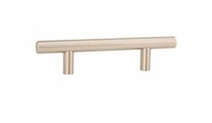 Lot of 5 ANVIL MARK SATIN NICKEL CABINET PULL , 5-3/8″, 3″ CENTER TO CENTER