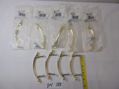 Amerock BP245-3 Polished Brass 3″cc Cabinet Handle Pulls USA Lot of 9