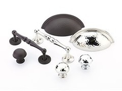 Schaub and Company 573 Atherton 3″ Center to Center Rustic – Nickel