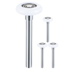 4pcs Ultra Quiet Garage Door Wheels, Heavy Duty with 6200-Zz Stem | Quiet &