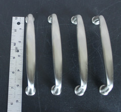 Brushed Nickel Stainless Steel Cabinet Pulls Handles 5.75 inch Long with screws