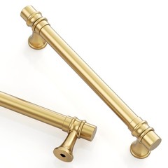 Asidrama 10 Pack 5 Inch(128mm) Champagne Bronze Cabinet pulls Kitchen