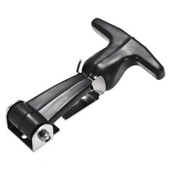 4.96 Inch Rubber Flexible 304 Stainless Steel T-Handle Draw Latches Hasp