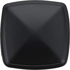 25 Pack Matte Black Square Cabinet Knobs, Single-Hole Kitchen Drawer Pulls