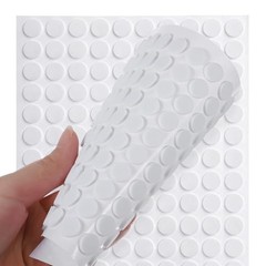 260 Pcs Small Felt Pads, 3/8″ Round Felt Cabinet Door Bumpers Self Adhesive