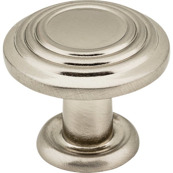 (30)-Elements Vienna 1-1/4 In. Satin Nickel Diameter Mushroom Pull Knob 110SN