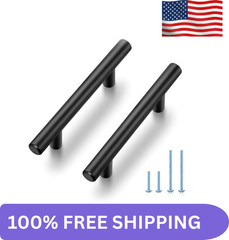 30 Pack 5 Inch Kitchen Cabinet Handles Matte Black Cabinet Pulls Black Drawer..
