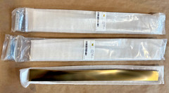 Ashley Norton MC2852-320-SBP Manzoni Wave Pulls in SATIN BRASS, QTY: 1, New!