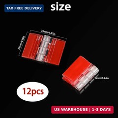 12 Pcs Acrylic Small Hinges – Self Adhesive Clear Plastic Transparent Continuous