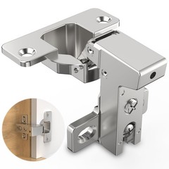 Chibery 20 Pack Face Frame Inset Cabinet Hinges 105° Soft Close Heavy Duty for