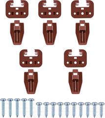5 Sets for Kenlin Drawer Slide Track Guide Glide – Replacement Parts for Dres…