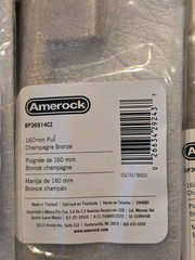 Amerock Versa BP36914CZ 6-5/16 in. Modern Cabinet Pull Champagne Bronze -9 pack