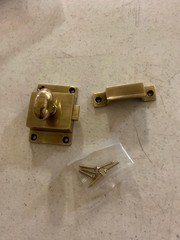 Emtek 2270US7 Traditional 2-15/16 Inch Long Cabinet Latch – French Antique