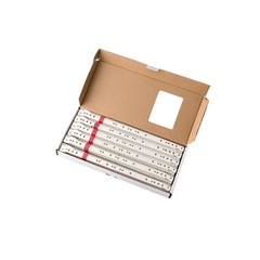 Brainerd 17.75″ 3/4 Extension Self-Closing Heavy Duty White Drawer Slide 6-Pair