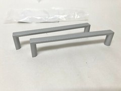 Cabinet Pull Handles 5″ Centers Lot of 2 Silver / Gray #9776