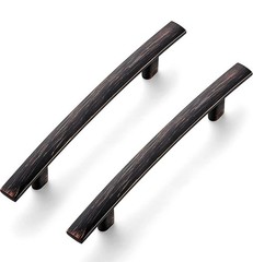 Emtek Modern Edge 4″ Center Finger Cabinet Pull Oiled Rubbed Bronze