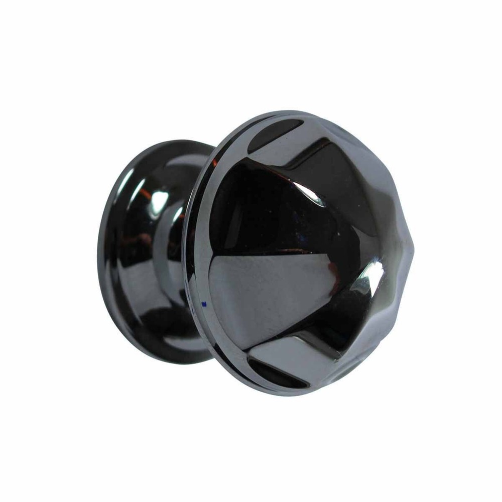 Octagonal Shaped Cabinet Knob Black Nickel Design 1″ Dia Renovators Supply