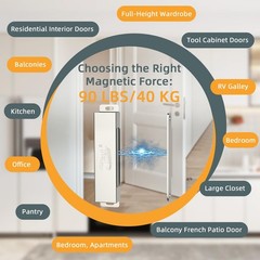 4 Pack Cabinet Door Magnets Heavy Duty 90lb Magnetic Cabinet Catch Stainless …
