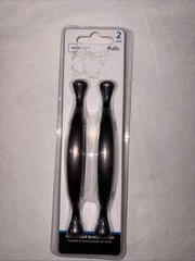 Mainstays 5-in Satin Oil Rubbed Bronze Finish Metal Pulls – 2 pack