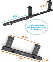 FRMSAET Sliding Keyboard Drawer Tray Hardware 12/14/16/18 inches Slides Heavy Du