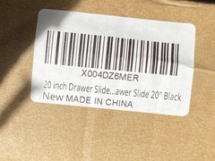 6 Pairs (12pcs) 20 inch Drawer Slides Soft Close Full Extension Side Black