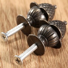 Antique Jewelry Box Cabinet Knob Cupboard Wardrobe Pull Handle Hardware Home DIY
