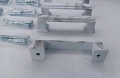 Marble Look Metal Kitchen Or Bathroom Cabinet Or Drawer Pulls Set Of 10