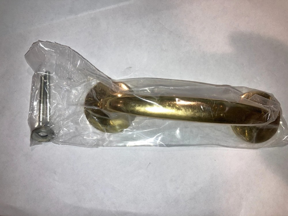 Solid Brass Cabinet Door Pull 5 1/2″ Center to Center New in packaging