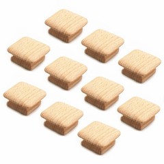 WEICHUAN 10PCS Square Unfinished Wood Drawer Knobs Pulls Handles – Cabinet Furni