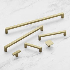 Solid Core Kitchen Cabinet Knobs, Luxury Cabinet and Dresser Knobs, Handle Pulls