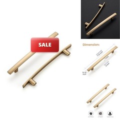 Ravinte 5 Inch Curved Cabinet Handles 30 Pack Champagne Bronze