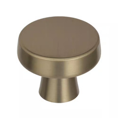 Blackrock 1-5/16 In. (33Mm) Modern Golden Champagne round Cabinet Knob