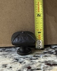 Schaub & Co 1 3/8” Square Cabinet Knobs Ancient Bronze Set Of 20
