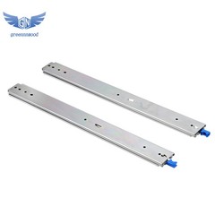1 Pair Locking Drawer Slides 26 Inch Full Extension & Lock 500 lb Load Capacity
