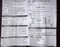 Lot 8 Sets 16 Pc Accuride 2109 Light Duty Drawer Slide Suspended Mounting NIP