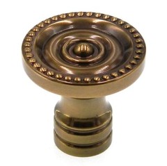 Hickory Hardware Savannah Sherwood Antique 1 1/4″ Beaded Edge Cabinet Knob P135