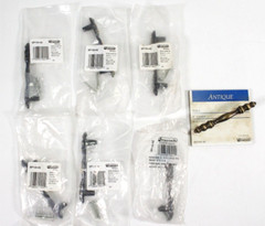 (6) Amerock Antique Brass Drawer Cabinet Pull BP149-AE 3″ on Center NOS