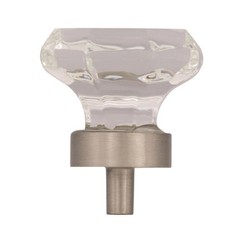 Amerock BP55268 Nickel/Clear Traditional Classics 1-5/16″ Geometric Cabinet Knob
