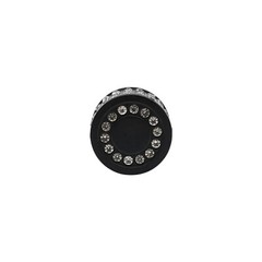 Lot of 10 Black Cabinet Knobs Drawer Kitchen Dresser Furniture Door Handle Pulls