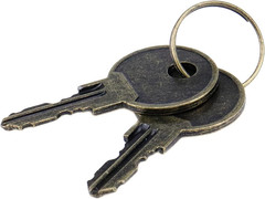 Cabinet Drawer Lock with Keys, Antique Bronze, Zinc Alloy, 1 Pack | Smooth Opera