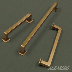 10 Pack Antique Brass Cabinet Pulls, 5 Inch(128mm) Hole Centers Cabinet Handl…