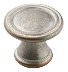 Amerock BP24009WNC 1-3/16″ Vasari Cabinet Knob Weathered Nickel Copper Finish