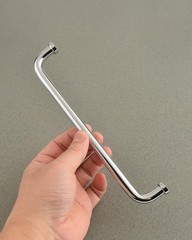 funifiti 5 Pack Chrome & White Cabinet Pulls 7-1/2″ Hole to Hole
