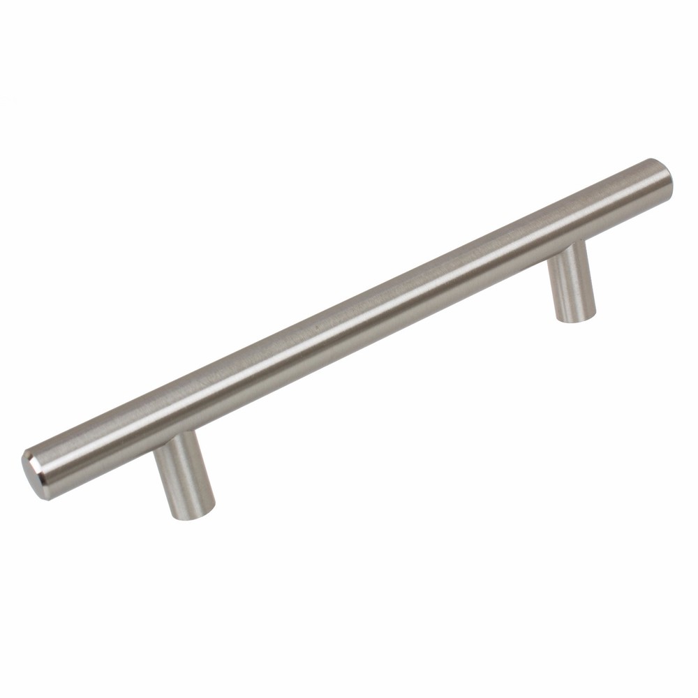 GlideRite 5″ CC Solid Bar Thick Cabinet Pull Stainless Steel – 7008-128-SS-1