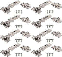 Clip Top OTION Hinge Kit (4 Kits), Full Overlay, 110° Opening Angle, Steel, Soft