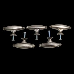 Lot of 5 AMEROCK Cabinet Knob Blythe Weathered Nickel Knob Handle 2 5/8 in