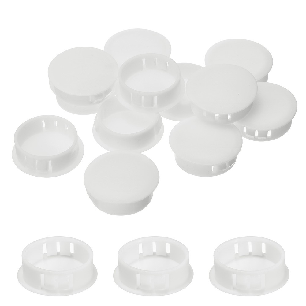 12pcs Drill Screw Hole Plugs Covers 1-1/5″(30mm) White