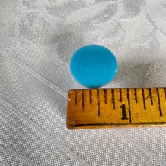 1930s 1940s Art Deco Blue Bakelite Cabinet Knob