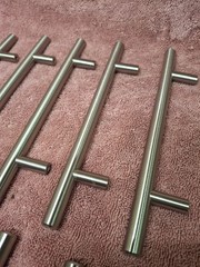 Lot Of 12 Stainless Steel 5″Drawer Pulls/Overstock/8 Inches Overall Length