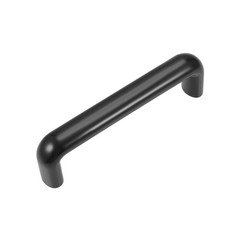 Plastic Pulls Handle 180mm Hole Centers Black for Industrial Machine